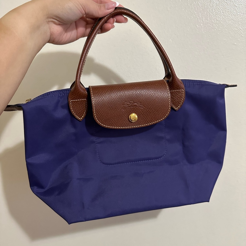 Longchamp Small Le Pliage in Amethyst